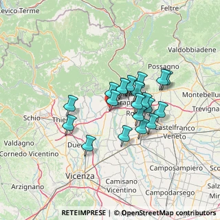 Mappa PMJ9+PQ, 36063 Marostica VI, Italia (10.3155)