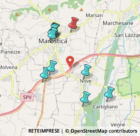Mappa PMJ9+PQ, 36063 Marostica VI, Italia (1.83818)