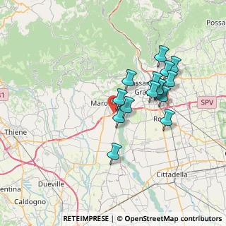 Mappa PMJ9+PQ, 36063 Marostica VI, Italia (6.25933)