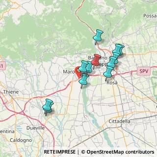 Mappa PMJ9+PQ, 36063 Marostica VI, Italia (6.37833)