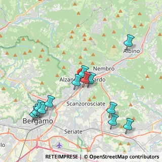 Mappa Via G. Mazzini, 24022 Alzano Lombardo BG, Italia (4.37538)
