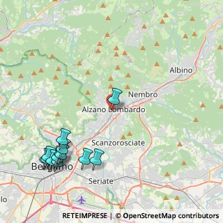 Mappa Via G. Mazzini, 24022 Alzano Lombardo BG, Italia (5.51)