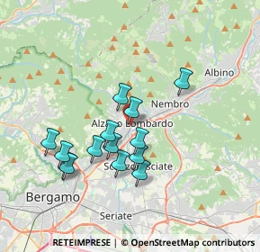 Mappa Via G. Mazzini, 24022 Alzano Lombardo BG, Italia (3.15286)