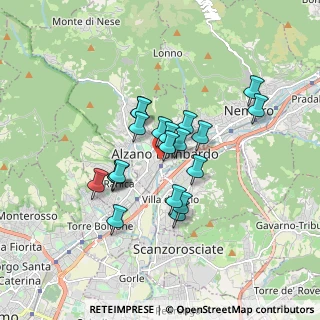 Mappa Via G. Mazzini, 24022 Alzano Lombardo BG, Italia (1.3165)