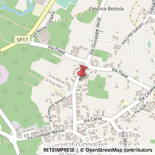 Mappa Via Giuseppe Verdi, 21020 Mornago, Varese (Lombardia)