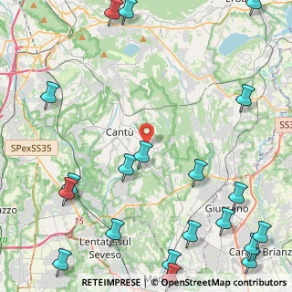 Mappa Via Antonio Sant'Elia, 22063 Cantù CO, Italia (6.743)