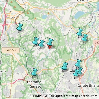 Mappa Via Antonio Sant'Elia, 22063 Cantù CO, Italia (4.68417)