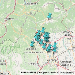 Mappa Santorso, 36014 Santorso VI, Italia (10.6075)