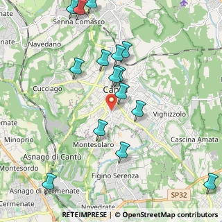 Mappa Via Oslavia, 22063 Cantù CO, Italia (2.25867)
