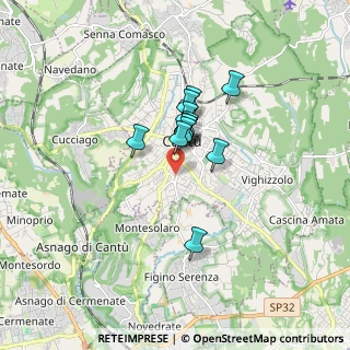 Mappa Via Oslavia, 22063 Cantù CO, Italia (1.04538)