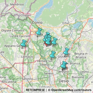 Mappa Via Oslavia, 22063 Cantù CO, Italia (4.60333)