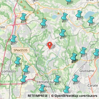 Mappa Via Oslavia, 22063 Cantù CO, Italia (6.4785)