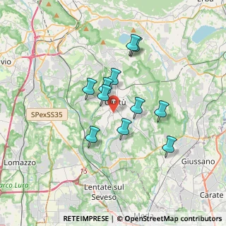 Mappa Via Oslavia, 22063 Cantù CO, Italia (2.80636)