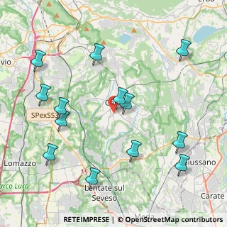 Mappa Via Oslavia, 22063 Cantù CO, Italia (4.69462)