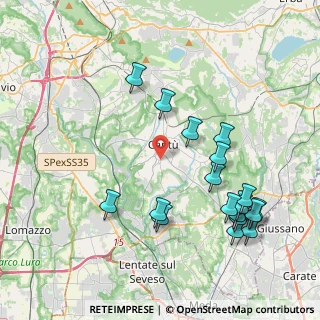 Mappa Via Oslavia, 22063 Cantù CO, Italia (4.43)