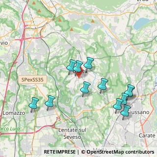Mappa Via Oslavia, 22063 Cantù CO, Italia (4.01917)