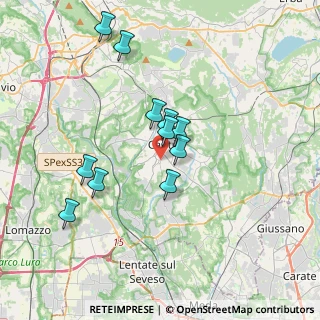 Mappa Via Oslavia, 22063 Cantù CO, Italia (3.18818)