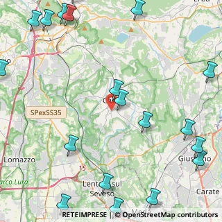 Mappa Via Oslavia, 22063 Cantù CO, Italia (6.791)