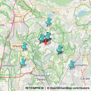 Mappa Via Oslavia, 22063 Cantù CO, Italia (2.79364)