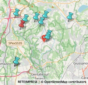 Mappa Via Oslavia, 22063 Cantù CO, Italia (4.24091)