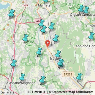 Mappa Via Fratelli Kennedy, 21040 Venegono Inferiore VA, Italia (5.7585)