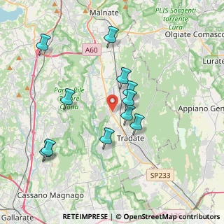 Mappa Via Fratelli Kennedy, 21040 Venegono Inferiore VA, Italia (3.57182)