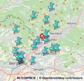 Mappa Via Martino Zanchi, 24022 Alzano Lombardo BG, Italia (4.0315)