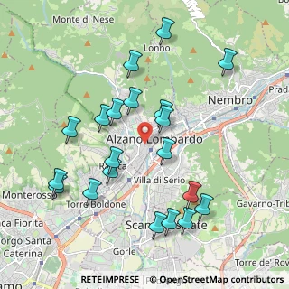 Mappa Via Martino Zanchi, 24022 Alzano Lombardo BG, Italia (2.0645)