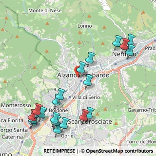 Mappa Via Martino Zanchi, 24022 Alzano Lombardo BG, Italia (2.621)