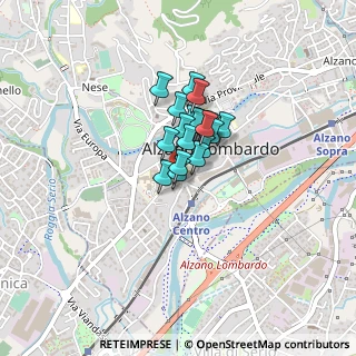 Mappa Piazza Giuseppe Garibaldi, 24022 Alzano Lombardo BG, Italia (0.2205)