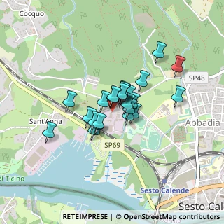 Mappa Via Incasale, 21018 Sesto Calende VA, Italia (0.26542)