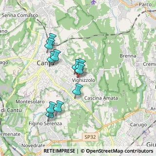 Mappa Via Generale Antonio Cantore, 22063 Cantù CO, Italia (1.57364)