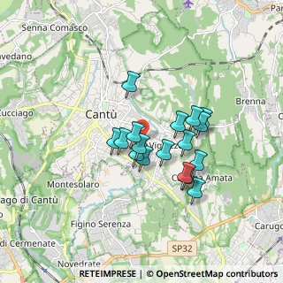 Mappa Via Carlo, 22063 Cantù CO, Italia (1.31706)