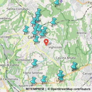 Mappa Via Carlo, 22063 Cantù CO, Italia (2.4225)