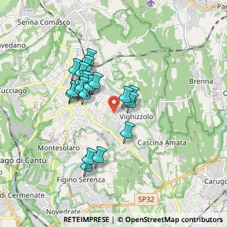 Mappa Via Carlo, 22063 Cantù CO, Italia (1.4995)