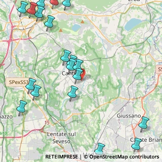 Mappa Via Carlo, 22063 Cantù CO, Italia (6.011)