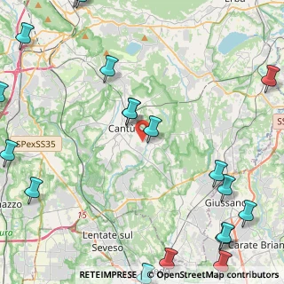 Mappa Via Carlo, 22063 Cantù CO, Italia (6.949)