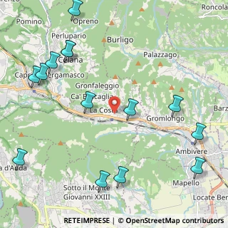 Mappa 24030 Pontida BG, Italia (2.80357)