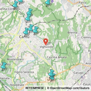 Mappa Via Monteverdi Claudio, 22063 Cantù CO, Italia (3.19909)