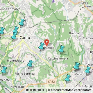 Mappa Via Monteverdi Claudio, 22063 Cantù CO, Italia (3.37786)