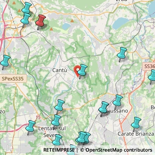 Mappa Via Monteverdi Claudio, 22063 Cantù CO, Italia (6.816)
