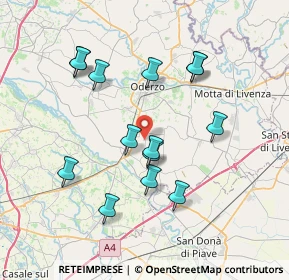 Mappa Via Chiodo, 31047 Ponte di Piave TV, Italia (7.06857)