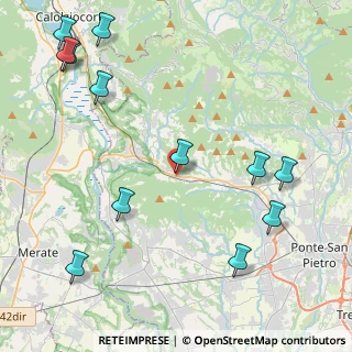 Mappa Via Lecco, 24030 Pontida BG, Italia (5.55333)