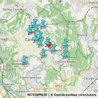 Mappa Via Italia, 22063 Cantù CO, Italia (1.50857)