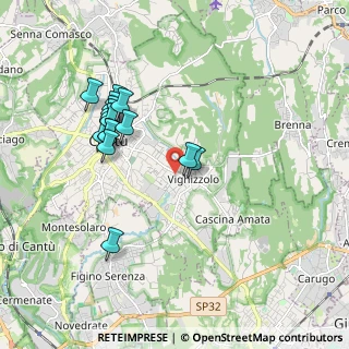 Mappa Via Italia, 22063 Cantù CO, Italia (1.774)