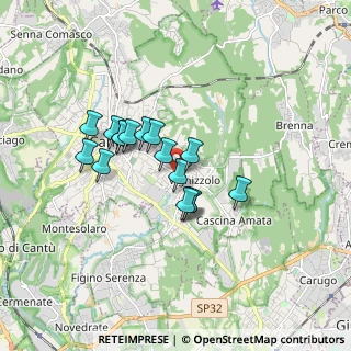 Mappa Via Italia, 22063 Cantù CO, Italia (1.295)