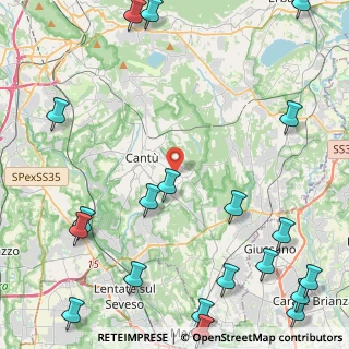 Mappa Via Italia, 22063 Cantù CO, Italia (6.7375)