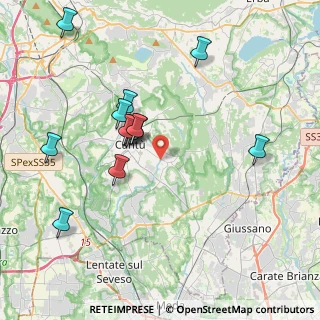 Mappa Via Italia, 22063 Cantù CO, Italia (3.80231)
