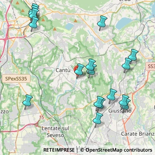 Mappa Via Italia, 22063 Cantù CO, Italia (5.23941)