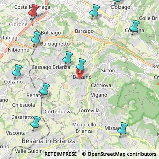 Mappa Via Giacomo Matteotti, 23891 Barzanò LC, Italia (2.99727)